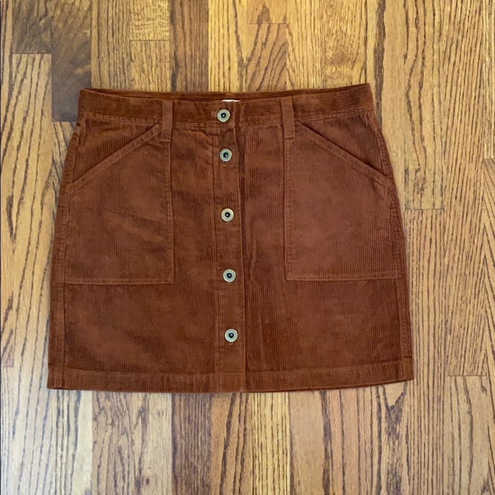 J Crew Cordoroy Skirt